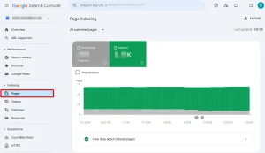 Indexing page GSC